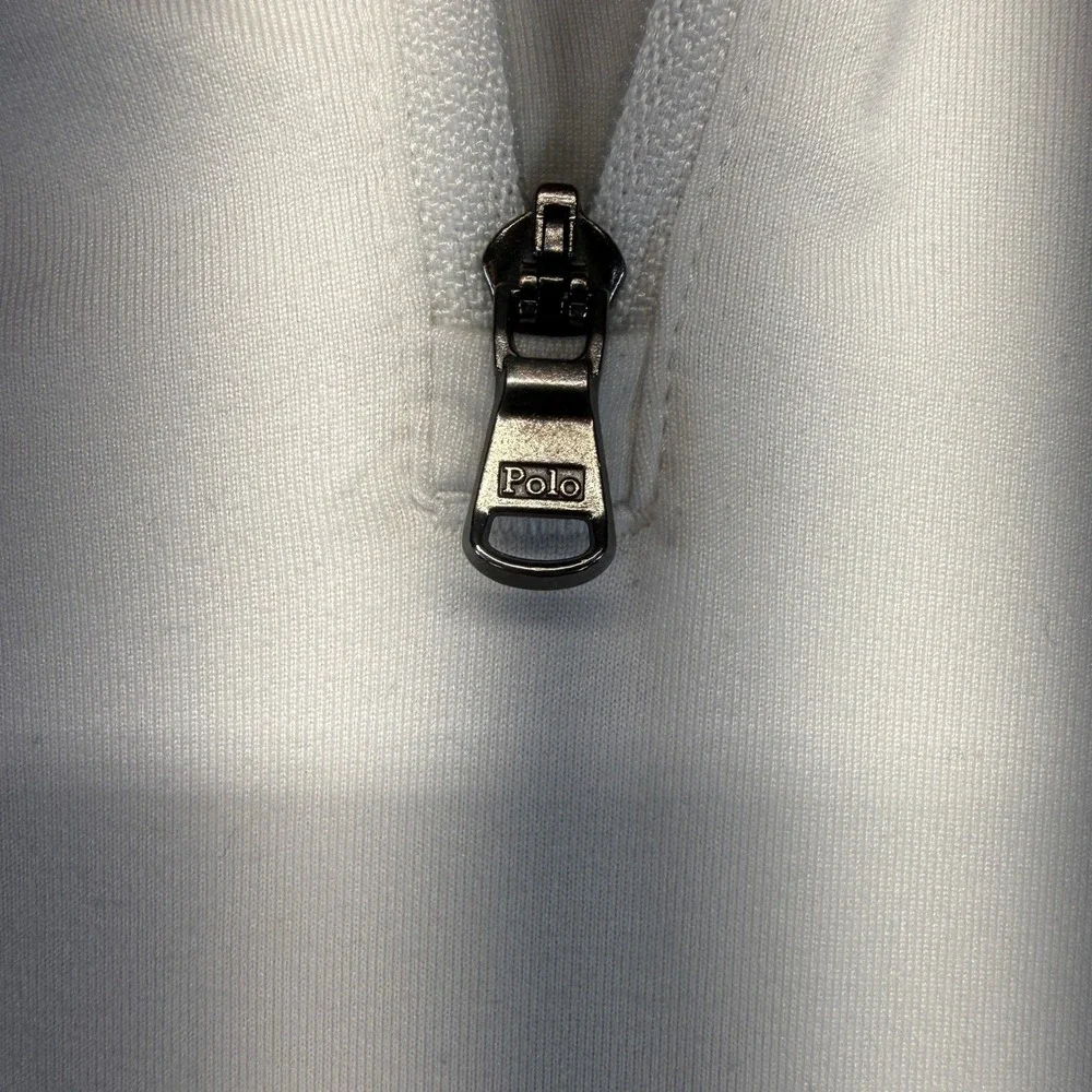 Polo Ralph Lauren Quarter Zip Mens XXL White Vietnam Performance Pullover Shirt